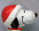 Snoopy "Dimpled" and Jointed Christmas Ornament / Hanging Figurine - RARE! (NEAR MINT)