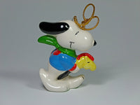 1982 Peanuts Western Series Christmas Ornament - Snoopy Hobby Horse