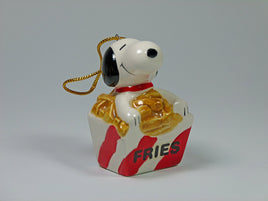 1982 Snoopy Junk Food Series Ornament - French Fries