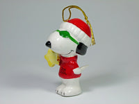 1987 Snoopy Joe Cool Holding Star Christmas Ornament