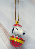 Snoopy In Egg PVC Ornament