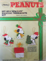 Peanuts Vintage Jeweled Christmas Ornaments Kit - 