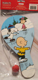 Peanuts Wood Paddle Ball - Fun On The Ice