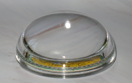 Snoopy Vintage Glass Paperweight - Tennis - snoopn4pnuts.com