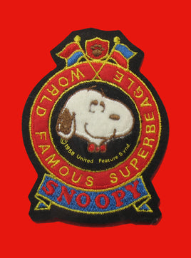 Snoopy Highly Detailed Patch With Raised Center - RARE! - snoopn4pnuts.com