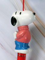 Snoopy Kissing PVC Pen With Lanyard - snoopn4pnuts.com