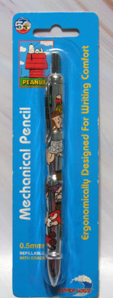Peanuts Ergonomic Mechanical Retractible Pencil - The Gang (Includes Marcie, Peppermint Patty, and Linus) - snoopn4pnuts.com