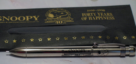 Peanuts 40th Anniversary Commemorative Mechanical Retractible Pencil - Forty Years of Happiness - snoopn4pnuts.com