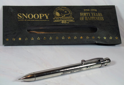 Peanuts 40th Anniversary Commemorative Mechanical Retractible Pencil - Forty Years of Happiness - snoopn4pnuts.com