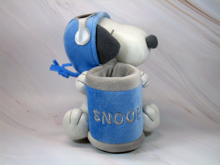 Snoopy Flying Ace Plush Pen Cup (Pencils Might Snag Plush Lining) - Narrow Eyeglasses Might Also Fit! - snoopn4pnuts.com