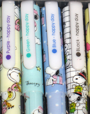 Snoopy Fine Point Ballpoint Pen With Colored Ink (Sold Separately) - snoopn4pnuts.com