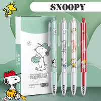 Snoopy Retractable Gel Pen With Clear Pocket Clip - 4 Designs To Choose From
