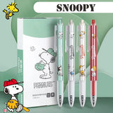 Snoopy Retractable Gel Pen With Clear Pocket Clip - 4 Designs To Choose From