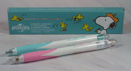 Universal Studios Japan Snoopy Retractible Ballpoint Pen and Mechanical Pencil Set - snoopn4pnuts.com