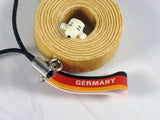 Snoopy Country PVC Cell Phone Charm - Germany  (Or Hang It On A Key Ring)