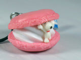 Snoopy Country PVC Cell Phone Charm - France  (Or Hang It On A Key Ring)