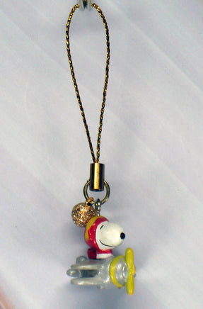 Flying Ace Mini PVC Christmas Ornament With Metal Bell - snoopn4pnuts.com