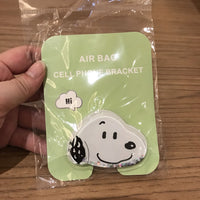 Peanuts Pop Socket Cell Phone Holder With Holographic Star - Shaped Snow - Snoopy and Charlie Brown - snoopn4pnuts.com