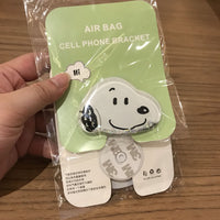 Peanuts Pop Socket Cell Phone Holder With Holographic Star - Shaped Snow - Snoopy and Charlie Brown - snoopn4pnuts.com