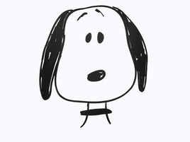 Snoopy Throw Pillow With Removable Cover - Snoopy Face - snoopn4pnuts.com