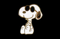 Smiling Snoopy Joe Cool Cloisonne Pin
