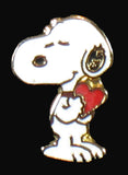 Snoopy's Heart Cloisonne Pin / Tie Tack (Small)