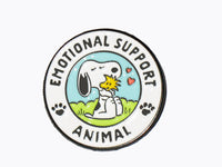 Snoopy Enamel Pin - Emotional Support Animal