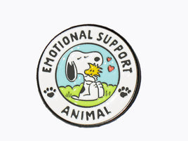 Snoopy Enamel Pin - Emotional Support Animal - snoopn4pnuts.com