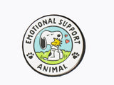 Snoopy Enamel Pin - Emotional Support Animal