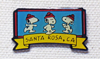 Snoopy Santa Rosa, CA Enamel Pin