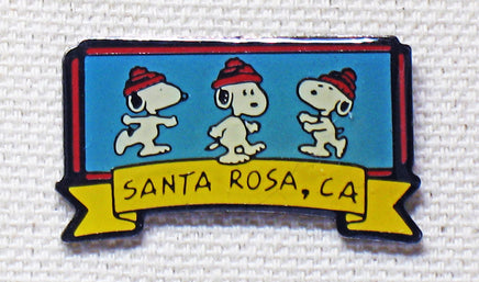 Snoopy Santa Rosa, CA Enamel Pin - snoopn4pnuts.com