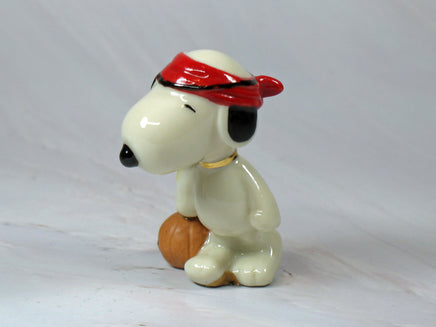 Snoopy Pirate Figurine With 24K Gold Accent (Part of Lenox Peanuts Trick Or Treat Set) - snoopn4pnuts.com