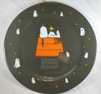 Snoopy Halloween Melamine Dinner Plate - BOOO!