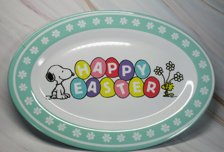 Snoopy Melamine Platter - Happy Easter - snoopn4pnuts.com