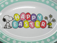 Snoopy Melamine Platter - Happy Easter - snoopn4pnuts.com