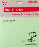 Snoopy Post-It Pad - Memory Jogger