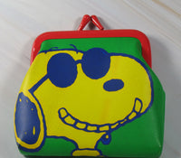 Snoopy Joe Cool Vintage Change Purse (New But Near Mint) - snoopn4pnuts.com