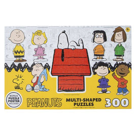 Peanuts 300 Multi - Piece Jigsaw Puzzle Set Plus FREE Poster - Build 9 Individual Character Puzzles! - snoopn4pnuts.com
