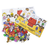 Peanuts 300 Multi-Piece Jigsaw Puzzle Set Plus FREE Poster - Build 9 Individual Character Puzzles!