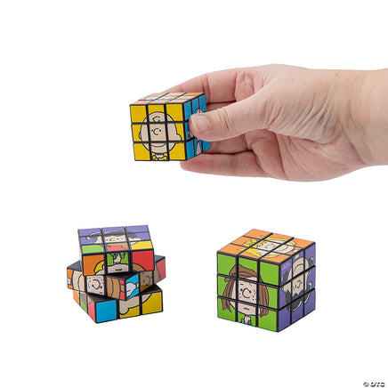 Peanuts Mini Puzzle Cube (Works Like A Rubix Cube) - Great Stocking Stuffers and Party Favors! - snoopn4pnuts.com