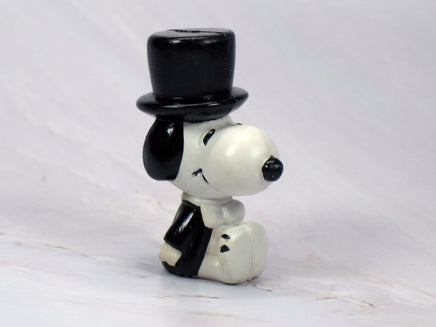 Snoopy Tux Pencil Topper (Used But MINT) - Can Also Display As PVC Figure! - snoopn4pnuts.com