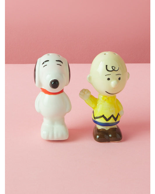 Charlie Brown and Snoopy Salt and Pepper Shakers