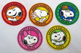 Snoopy and Siblings Round Sticker Set