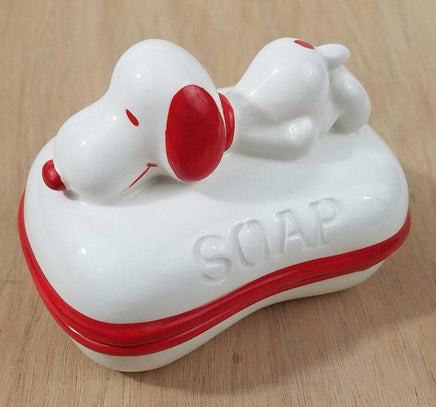 Snoopy Vintage 2 - Piece Ceramic Soap Dish Set - snoopn4pnuts.com
