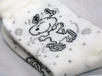 Happy Snoopy Crew Socks With Metallic Accents - snoopn4pnuts.com