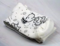 Happy Snoopy Crew Socks With Metallic Accents - snoopn4pnuts.com