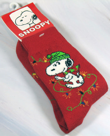 Snoopy Santa Christmas Crew - Length Socks - snoopn4pnuts.com