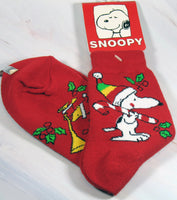 Snoopy Santa Christmas Crew - Length Socks - snoopn4pnuts.com