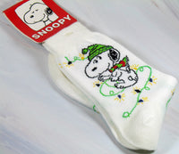 Snoopy Christmas Crew-Length Socks