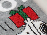 Snoopy No Show Socks With Glitter Details